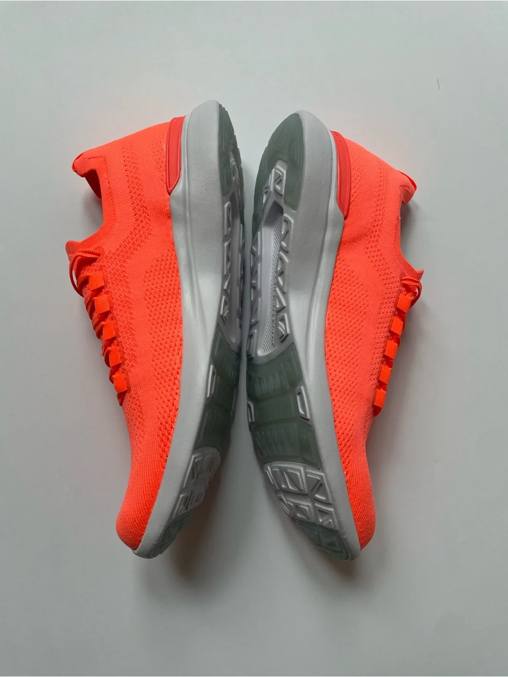 NWOT APL Techloom Breeze Women's Neon Coral Knit Lace-Up Sneakers